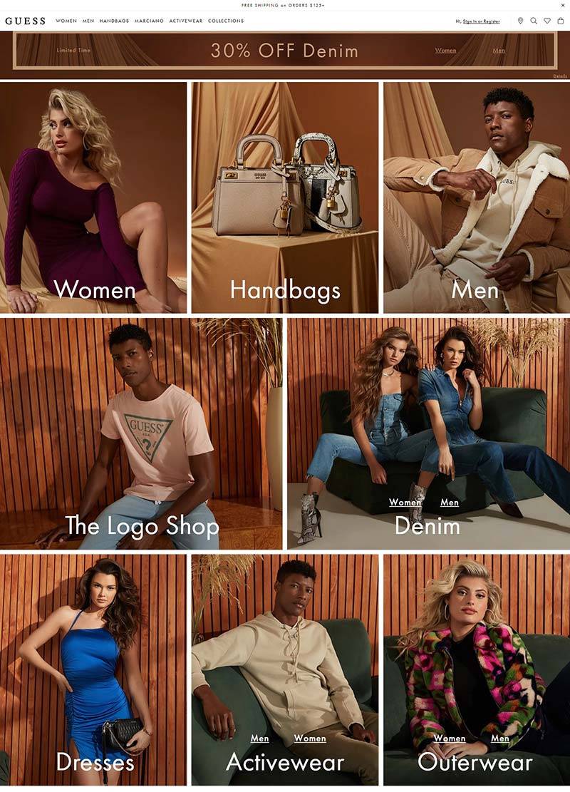 Guess 盖尔斯-美国知名服装品牌网站
