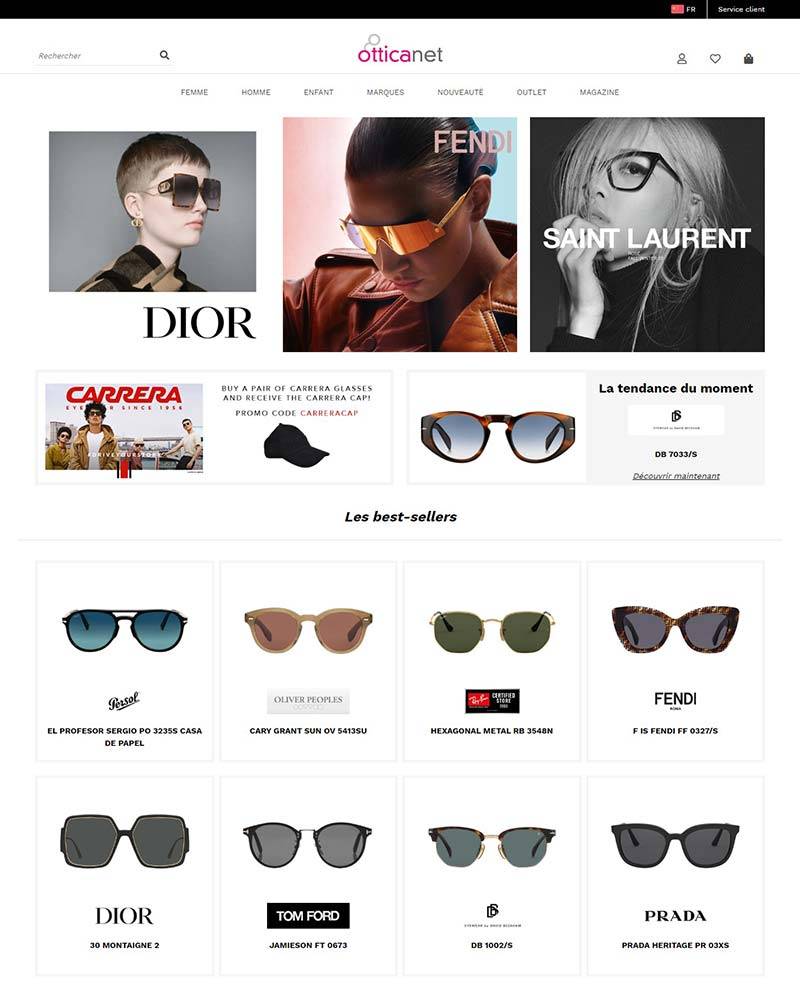 Otticanet FR 澳洲时尚眼镜品牌法国官网