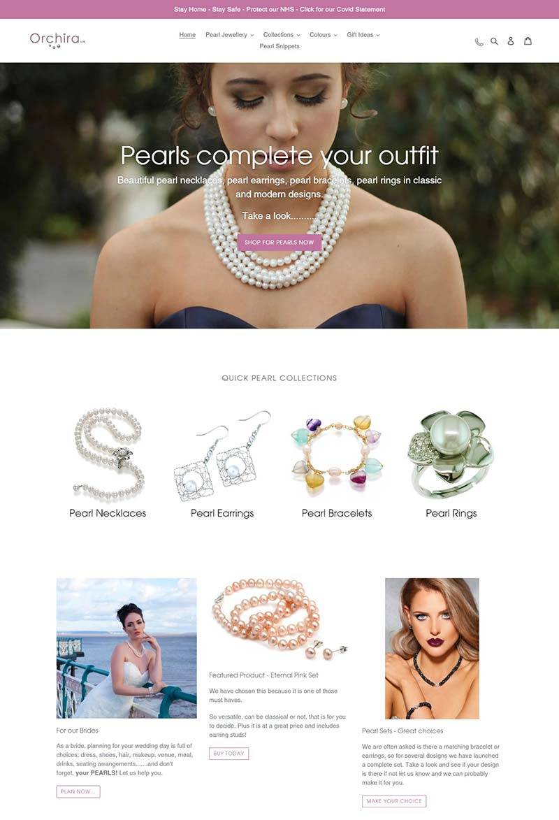 Orchira 欧洲高端珠宝品牌购物网站