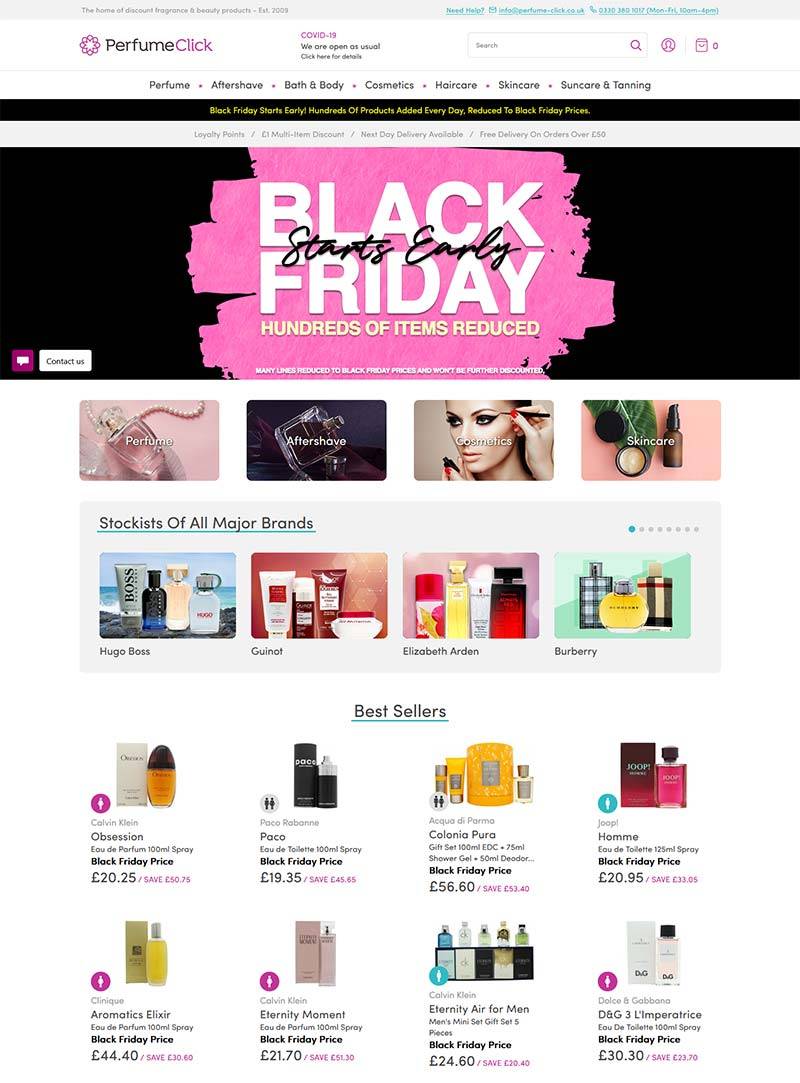 Perfume Click 英国品牌香水及护肤品官网