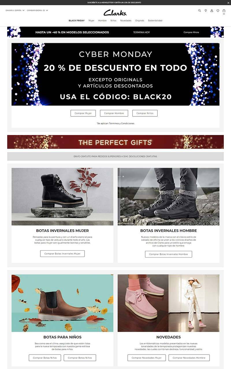 Clarks ES 英国品牌鞋履西班牙官网