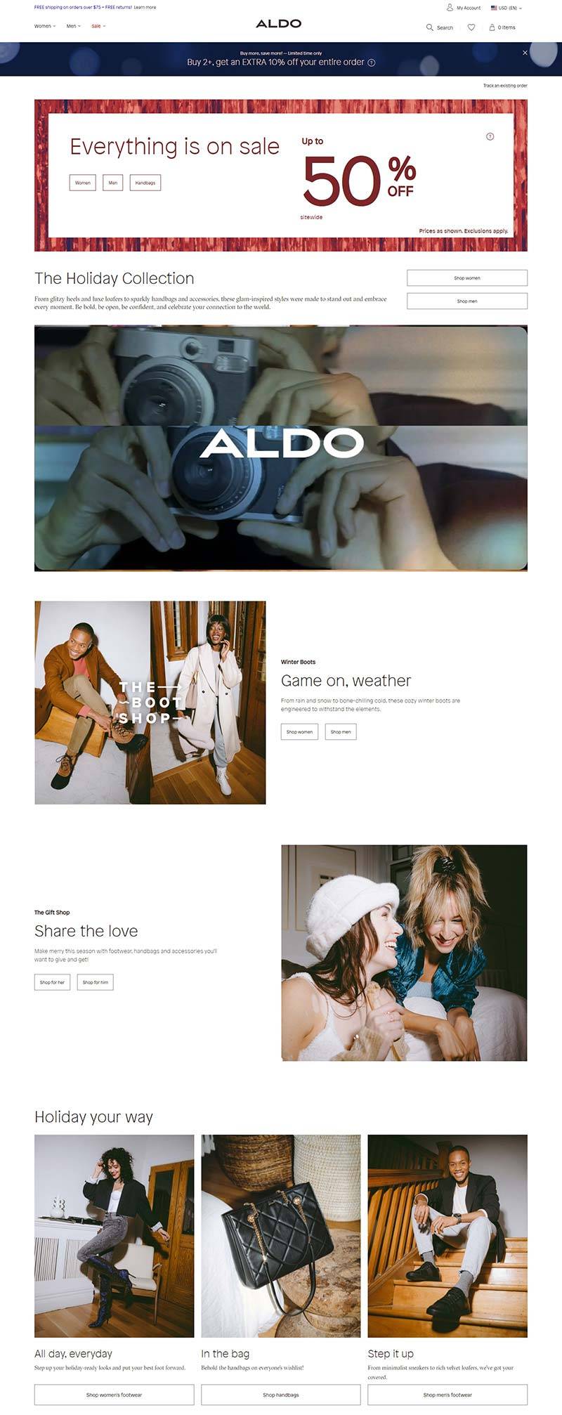 Aldo shoes USA 加拿大知名女鞋品牌美国官网