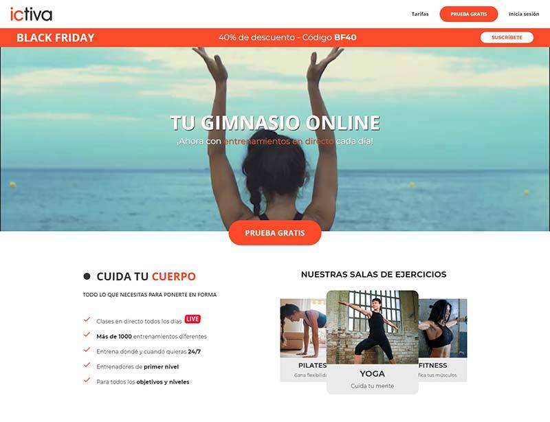 ICTIVA ES 西班牙在线健身课程平台