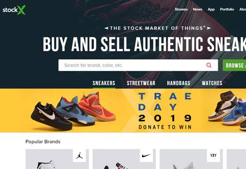 StockX 美国潮流品牌鞋子购物网站