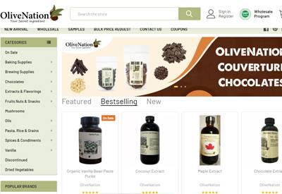 OliveNation 美国烹饪烘焙原料网站