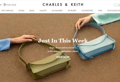 CHARLES & KEITH 新加坡鞋履品牌网站