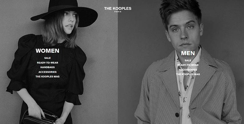 The Kooples 法国巴黎时尚品牌网站