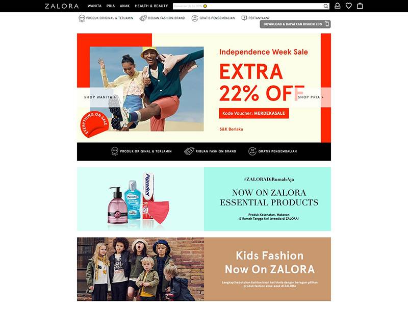 Zalora Malaysia  亚洲在线时尚服装零售网站
