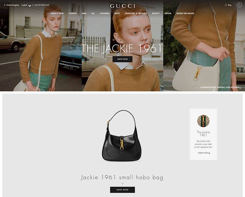 Gucci 古驰-顶级时装奢饰品牌英国官网