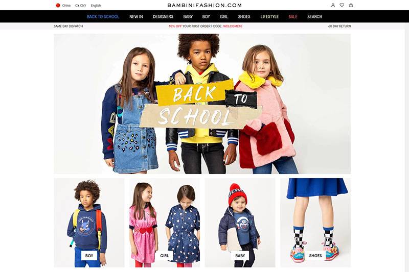Bambini Fashion 品牌儿童服装官网