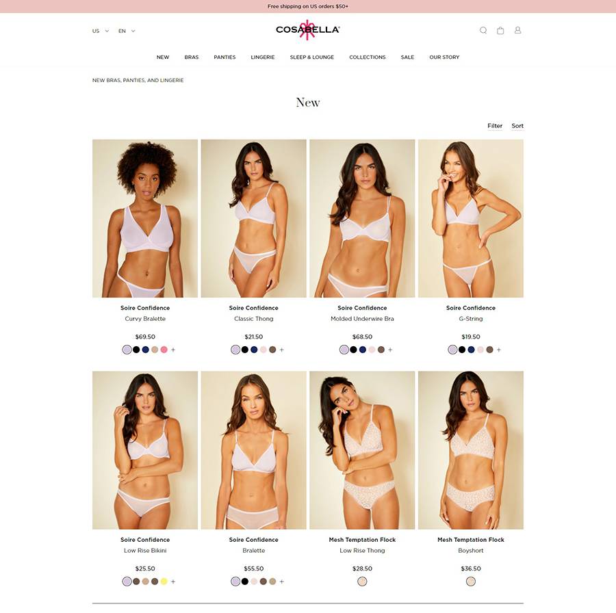 Cosabella 意大利女性内衣品牌官网