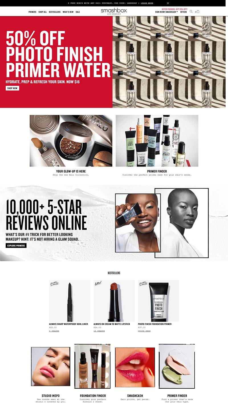 Smashbox Cosmetics 美国知名彩妆品牌海淘网站