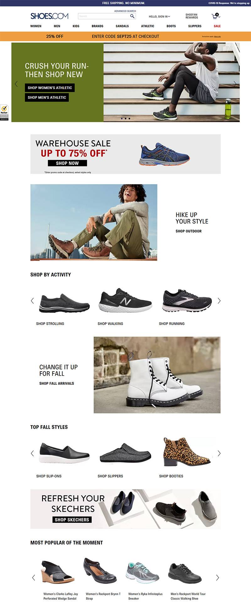 Shoes.com 美国顶级鞋包配饰海淘网站