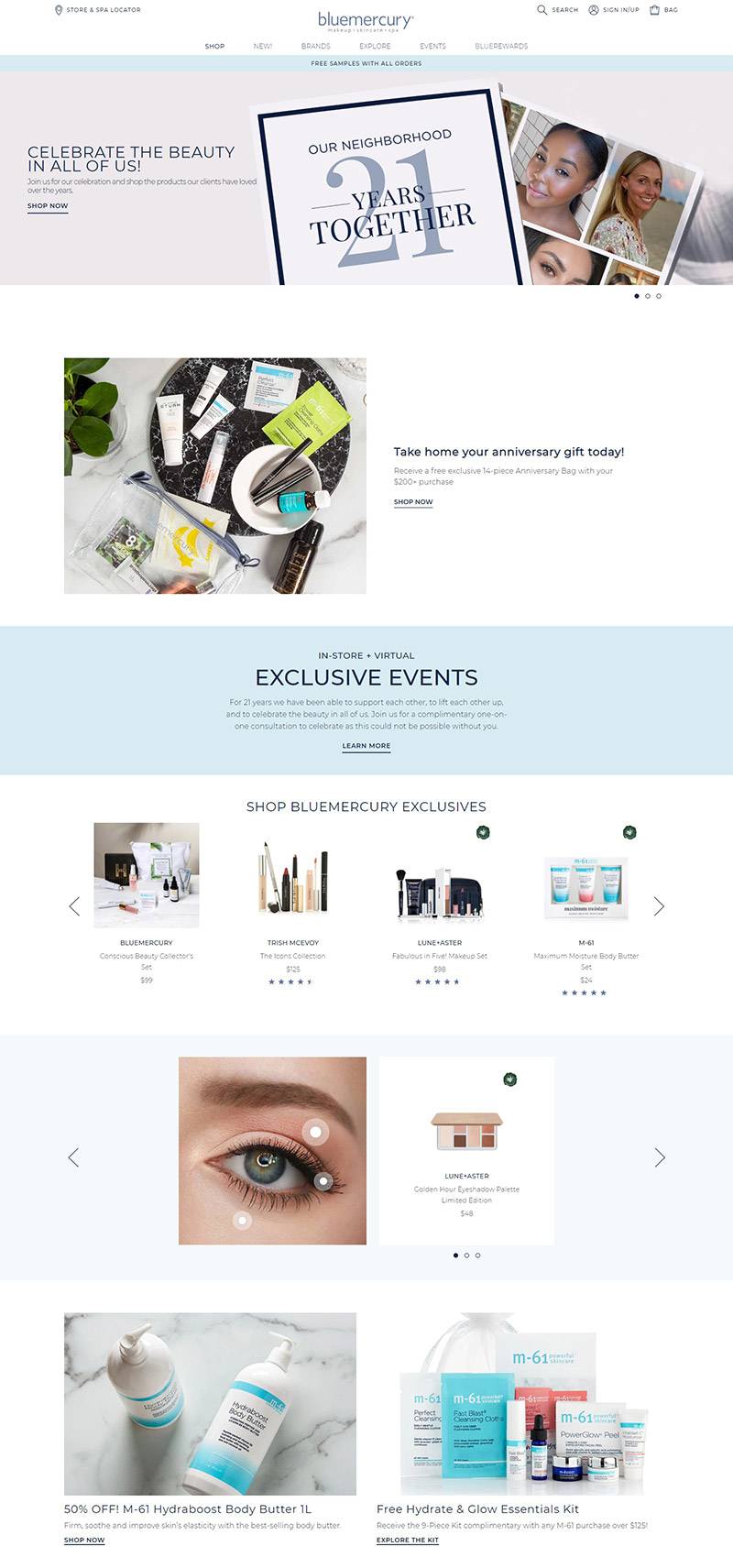 Bluemercury  美国多品牌美妆用品海淘网站
