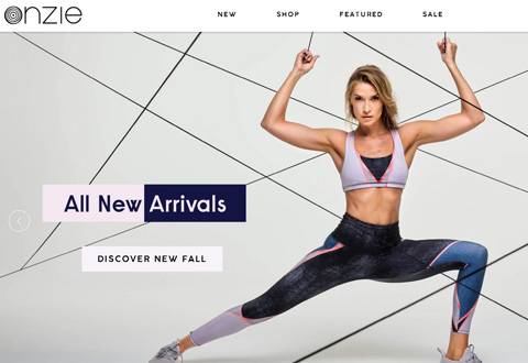 Onzie 美国时尚瑜伽品牌网站