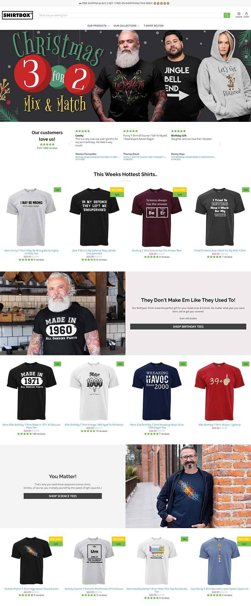 Shirtbox US 英国原创T恤品牌美国官网