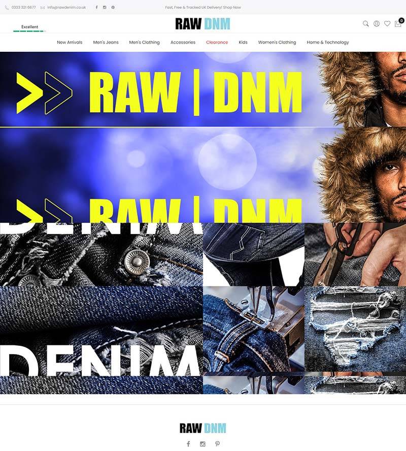 Raw Denim 德国原色牛仔裤品牌英国官网
