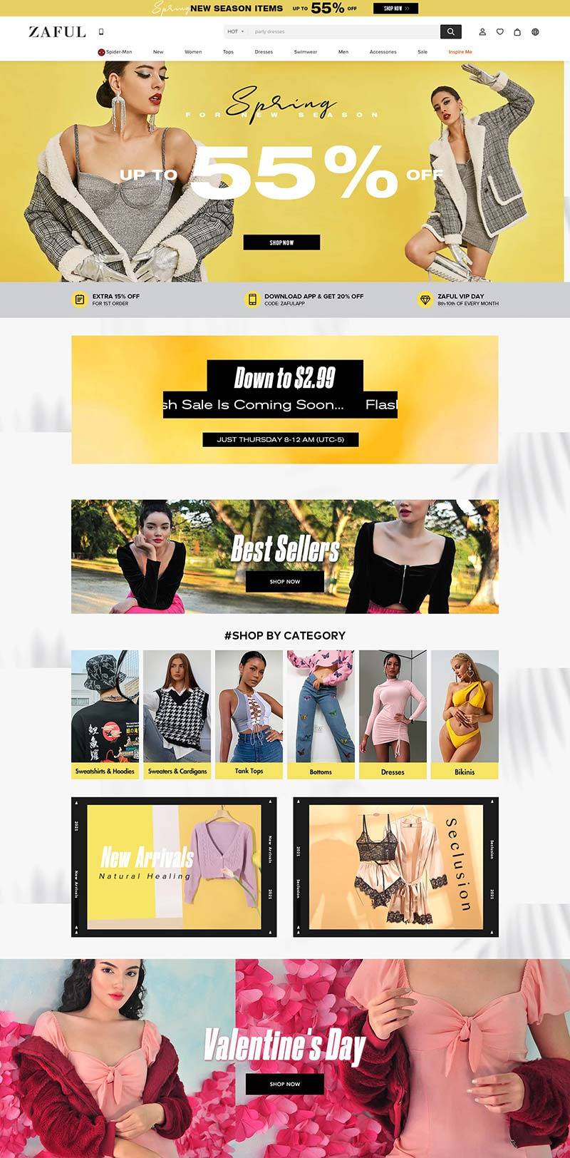 Zaful 香港品牌服饰购物网站