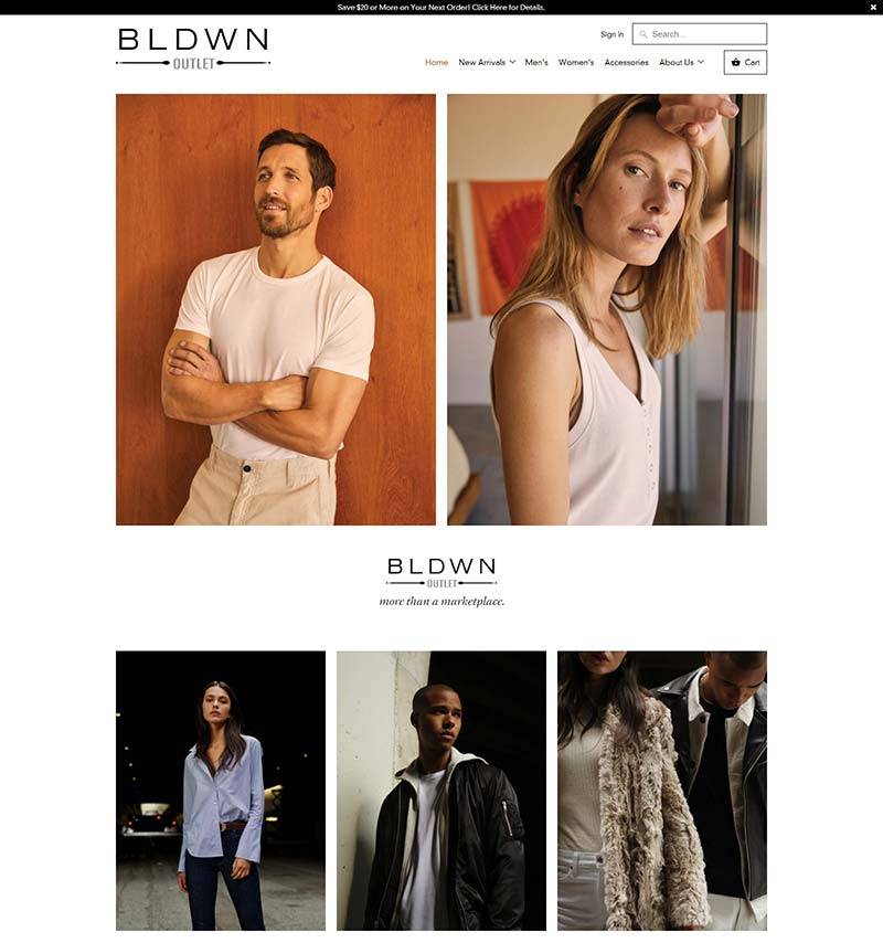 BLDWN 美国时尚服饰品牌购物网站