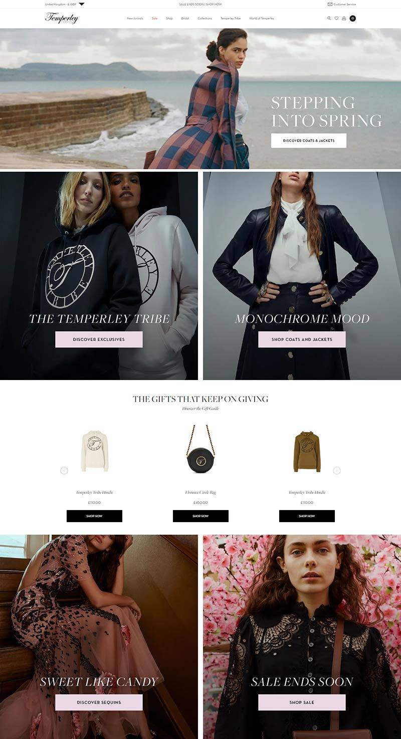 Temperley London 英国时尚服饰品牌购物网站