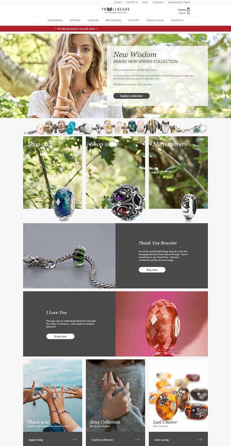 Trollbeads 丹麦国际珠宝品牌购物网站