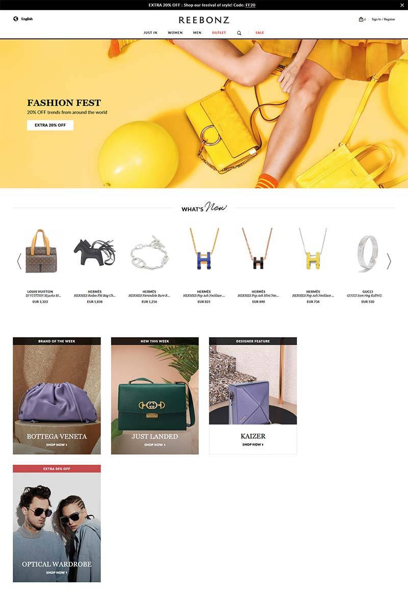Reebonz 新加坡高端奢侈品购物网站