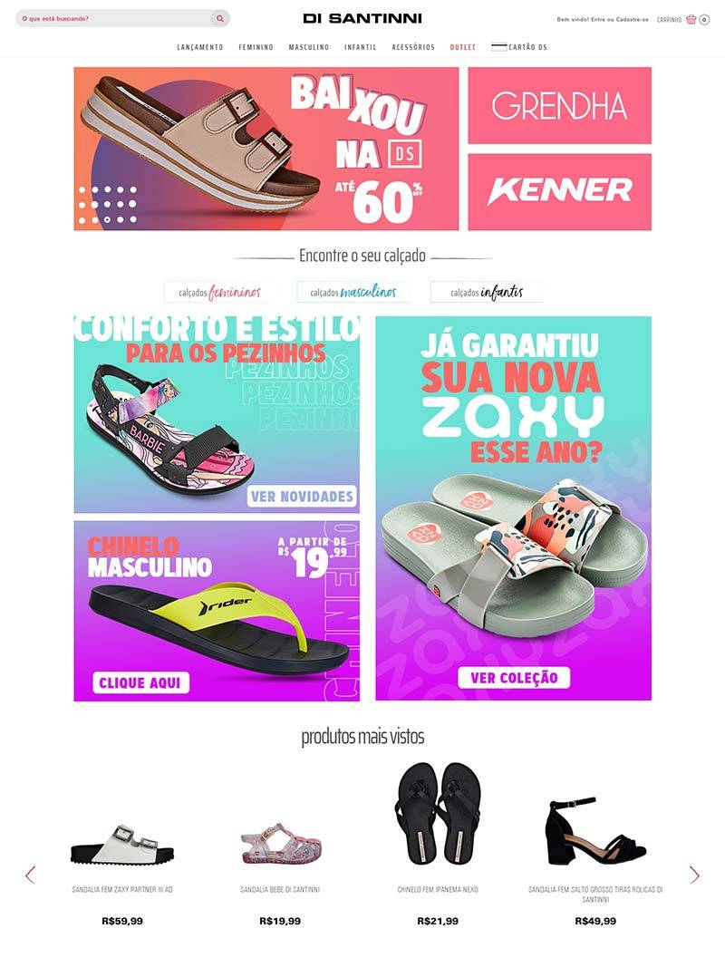 Di Santinni 巴西品牌鞋履购物网站