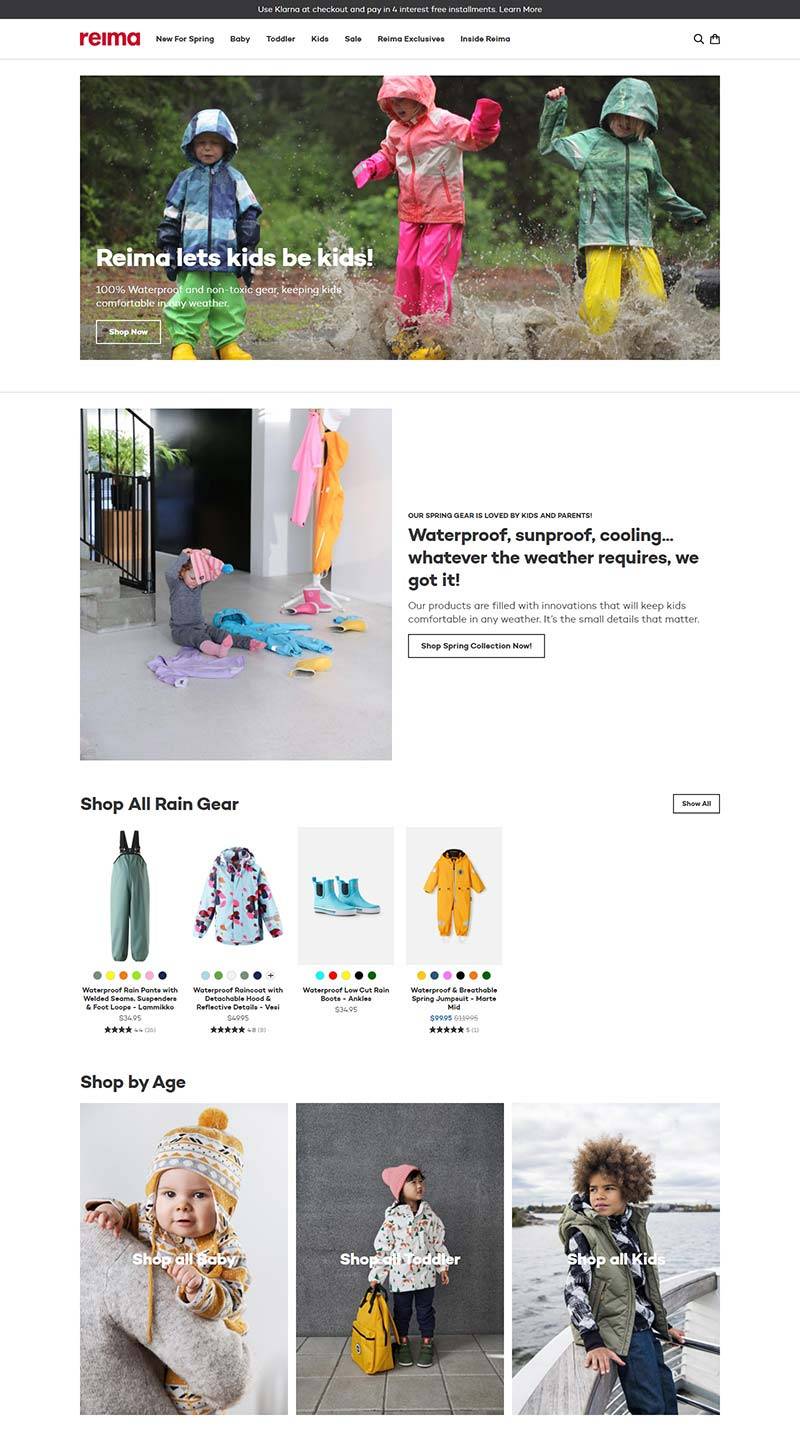 Reima US 北欧功能型童装品牌美国官网