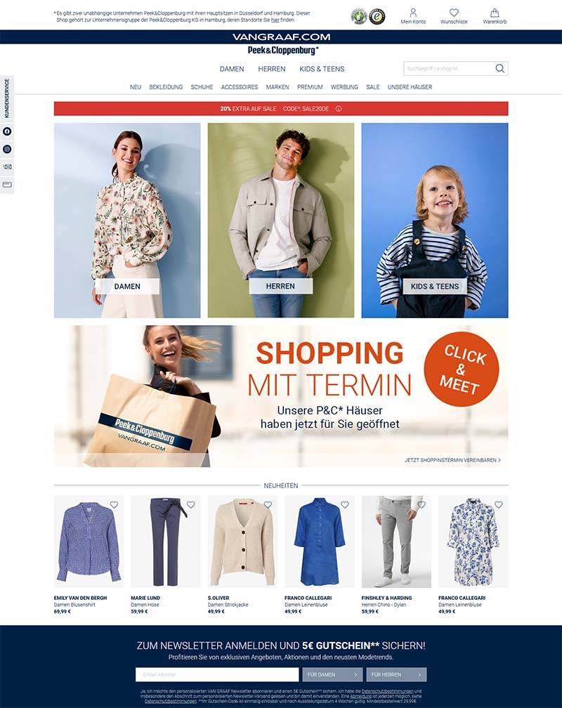 VAN GRAAF 波兰时尚品牌购物网站