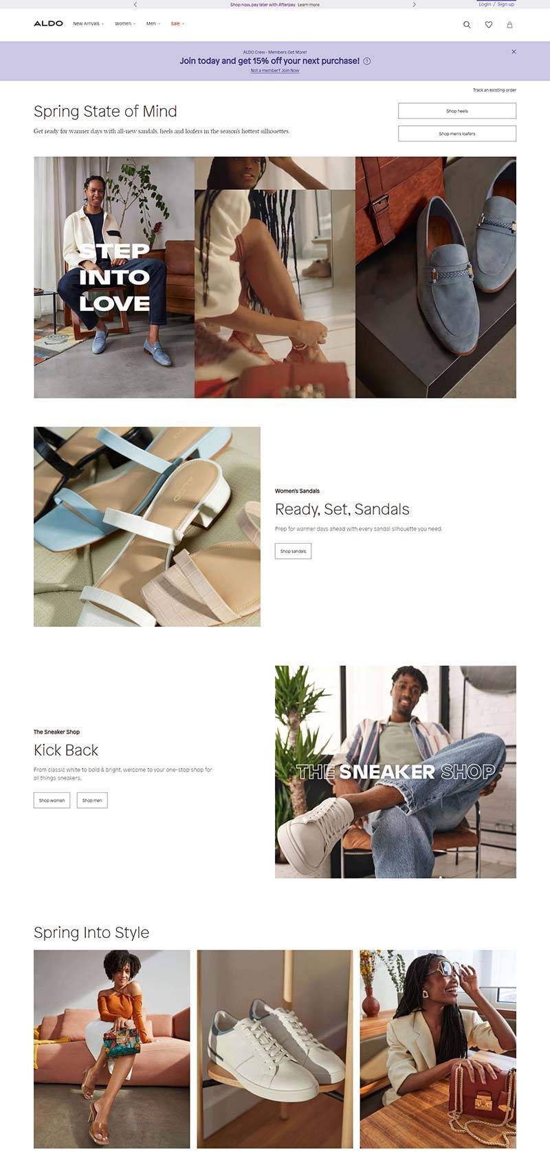 Aldo shoes 加拿大知名女鞋品牌网站