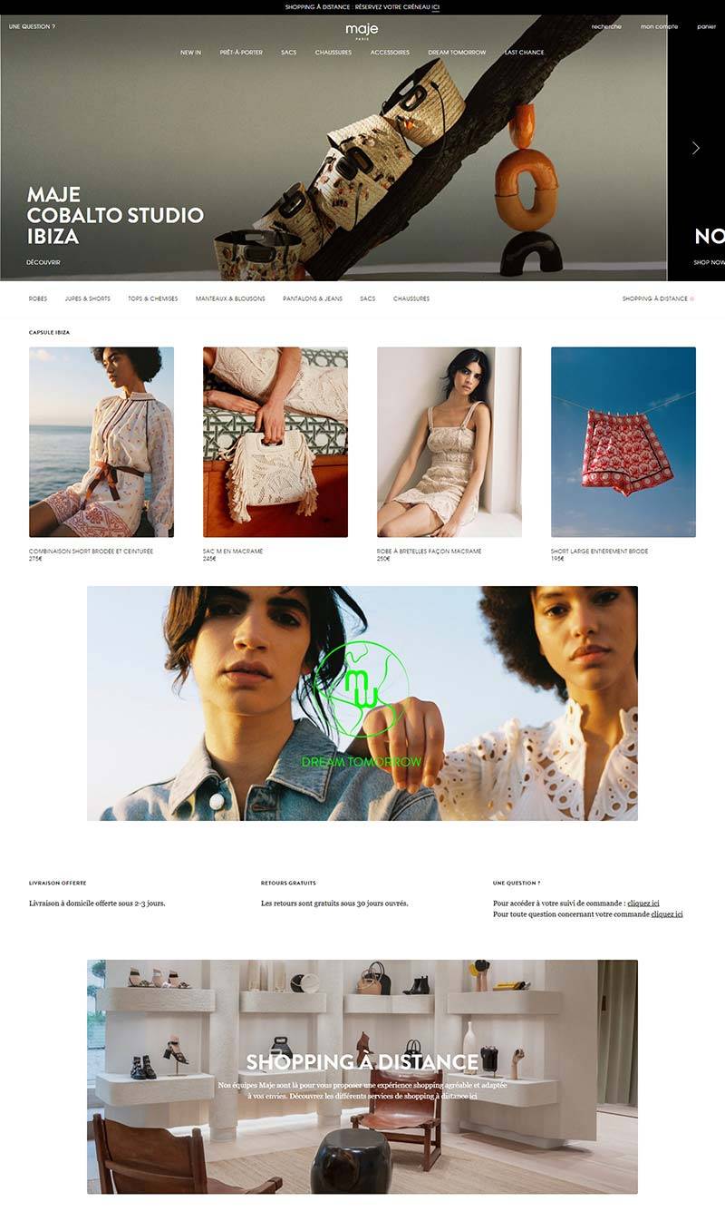 Maje FR 法国时尚女装品牌购物网站