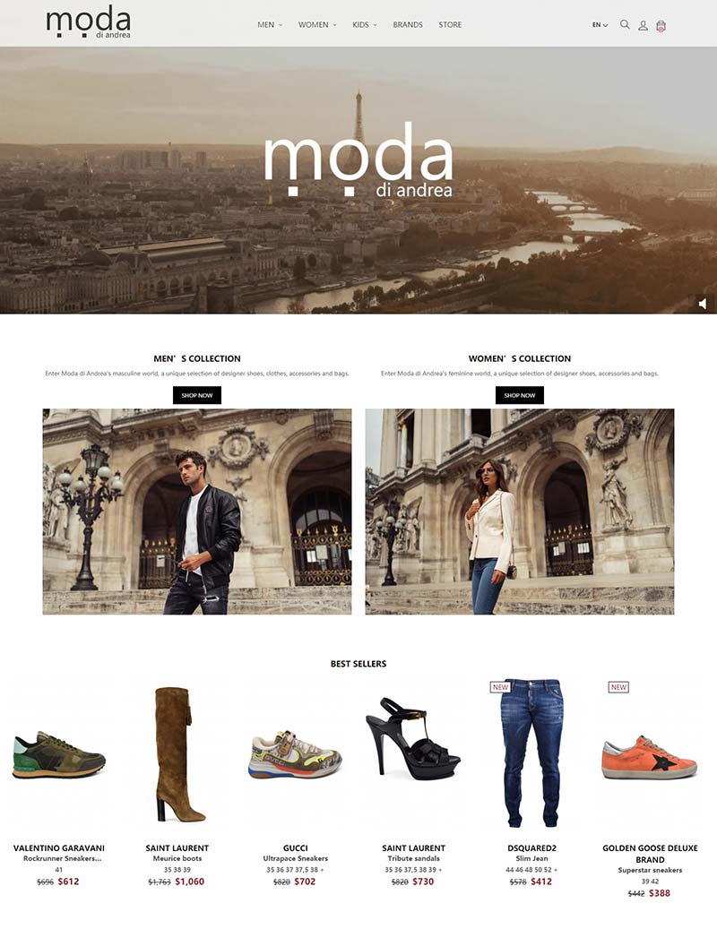 Moda di Andrea 意大利奢侈品百货购物网站