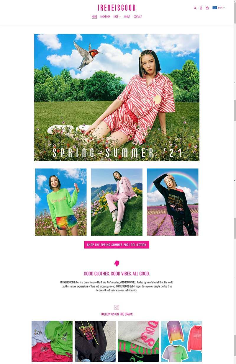 IRENEISGOOD 韩国时尚服饰品牌购物网站
