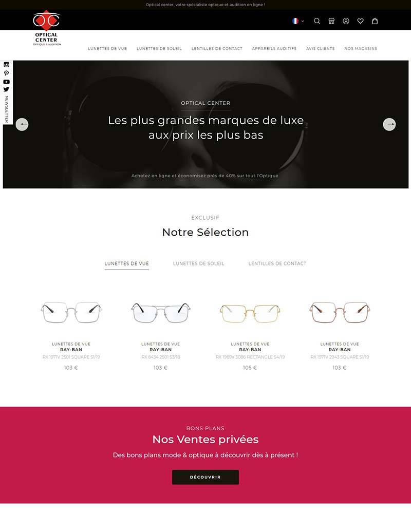 Optical-Center 法国品牌眼镜购物网站