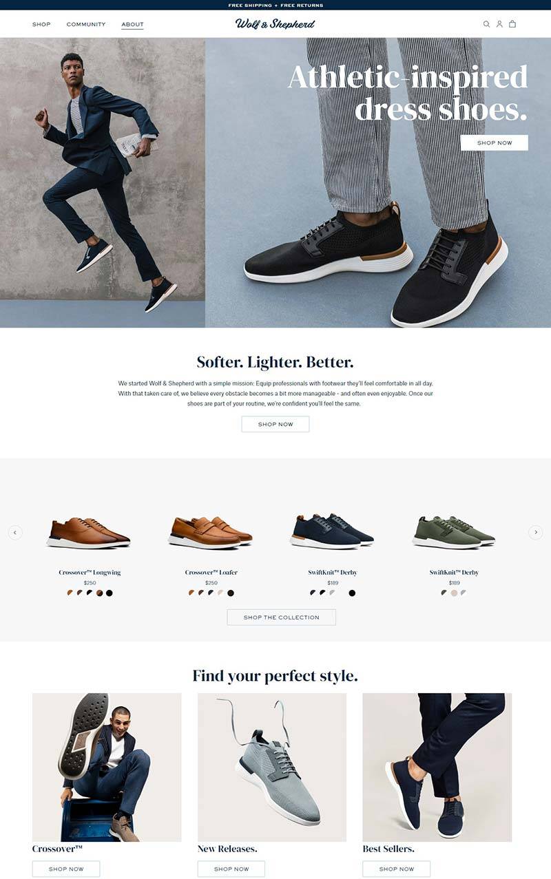 Wolf & Shepherd 意大利正装鞋品牌购物网站
