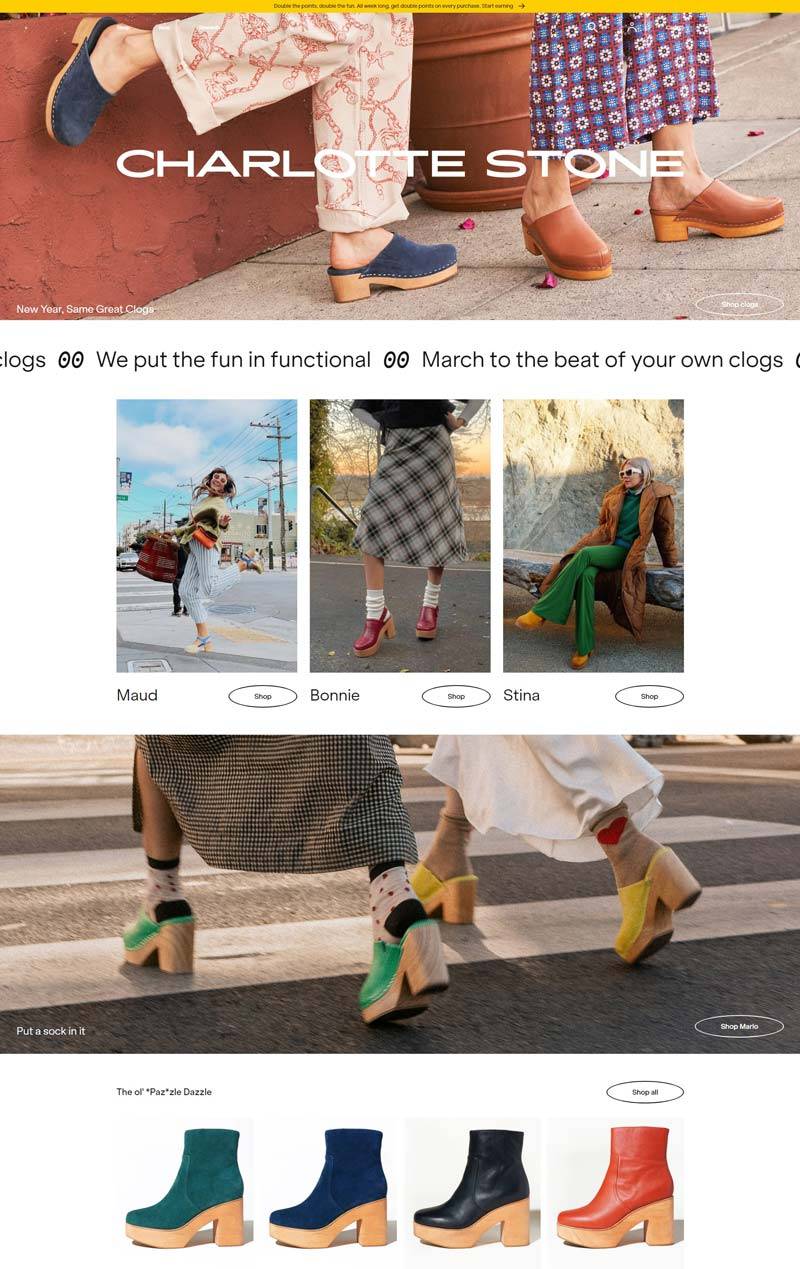 Charlotte Stone 美国复古女鞋品牌购物网站