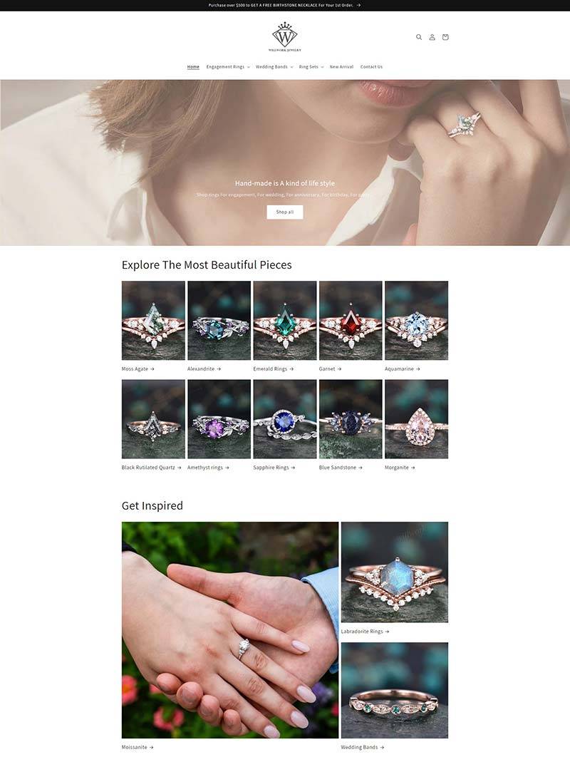 Willwork Jewelry 美国专业珠宝定制网站
