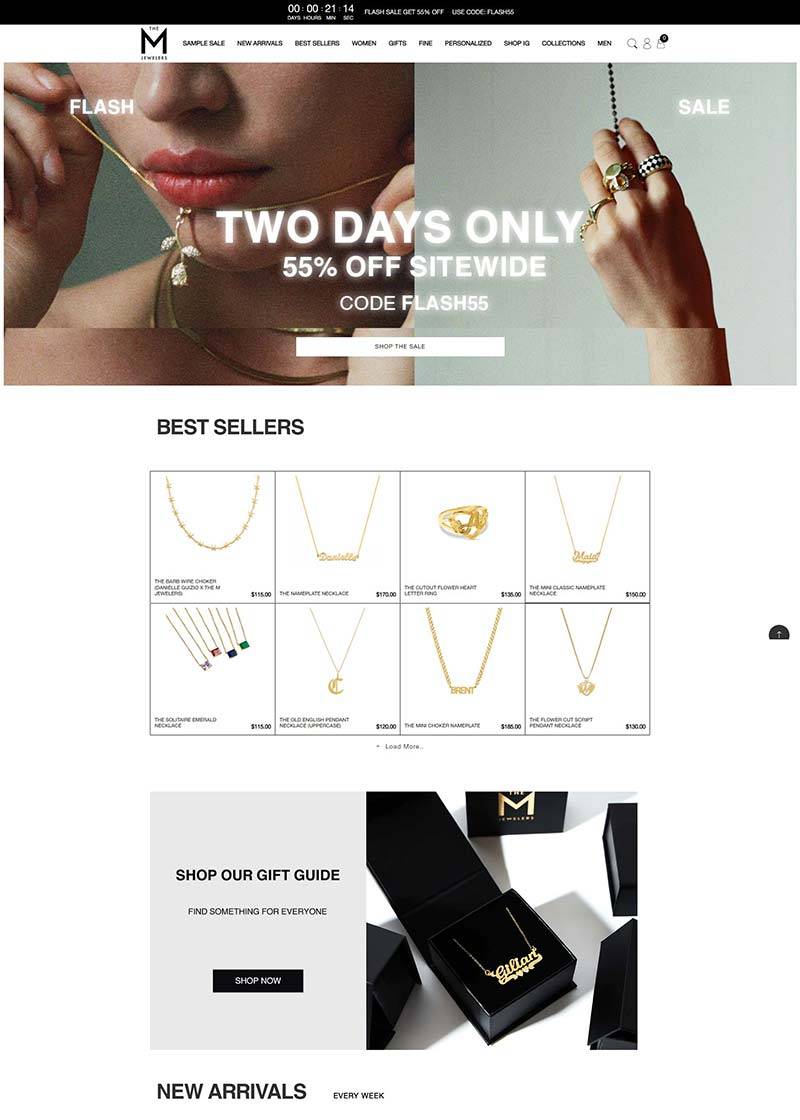 The M Jewelers 美国定制珠宝品牌购物网站