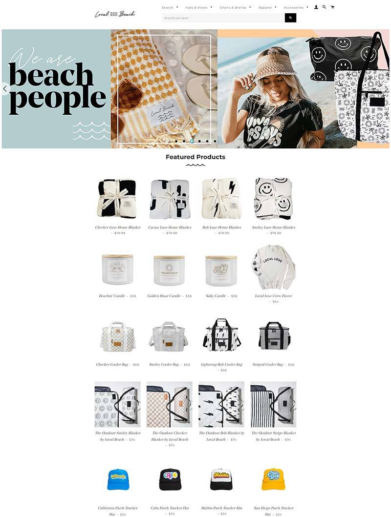 LOCAL BEACH 美国沙滩生活用品购物网站