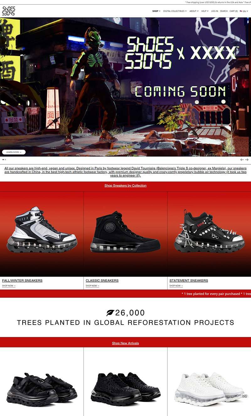 Shoes53045 美国手工运动鞋品牌购物网站