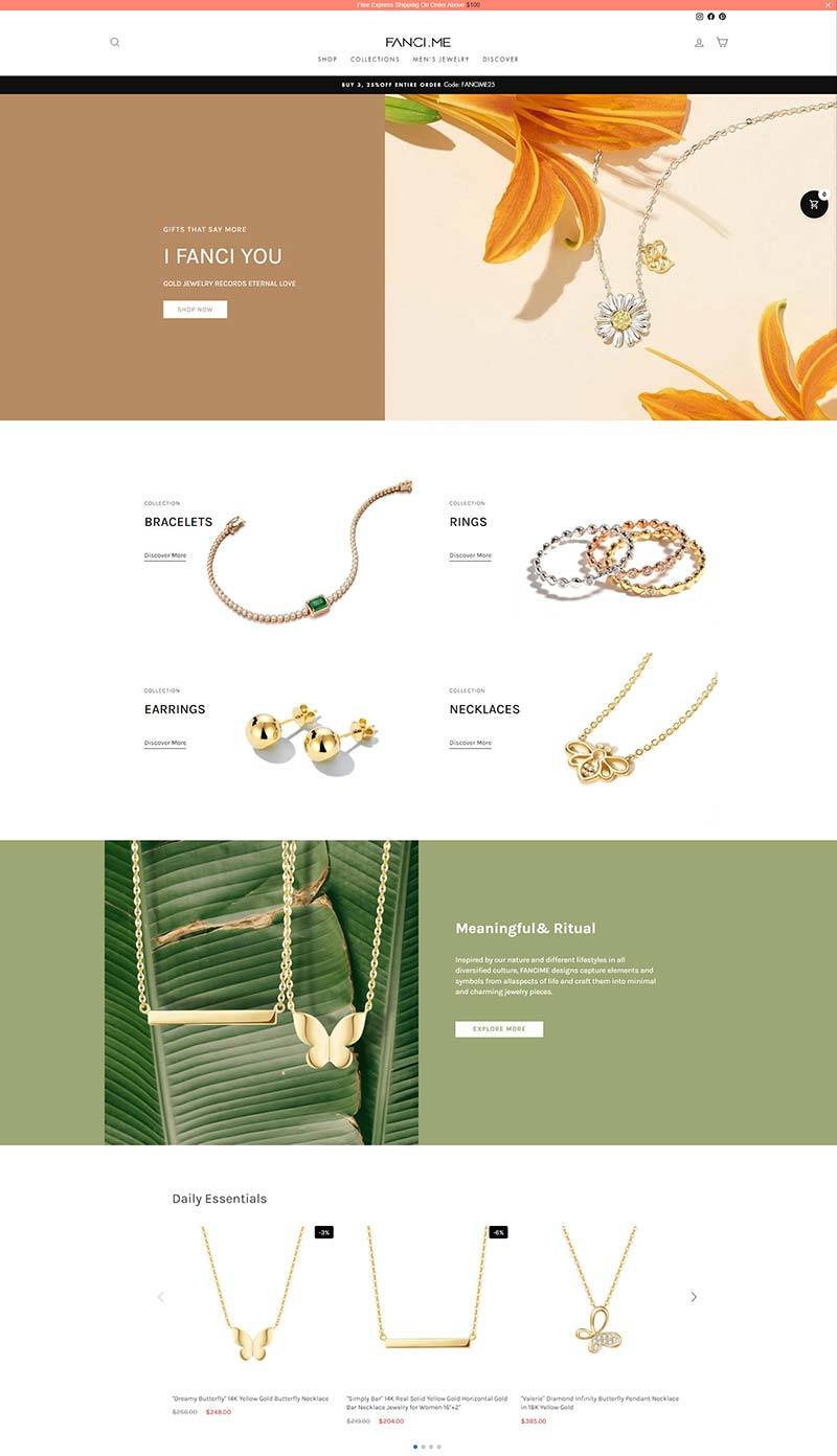 FANCI.ME 范琦-中国高端珠宝品牌购物网站