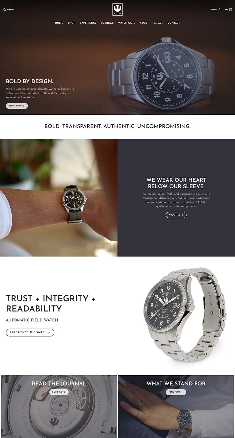 Wasson Watch Co 美国高端商务手表购物网站