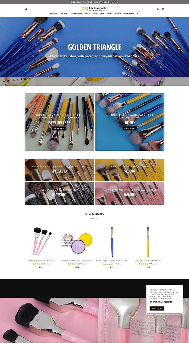 Bdellium Tools 美国化妆刷产品购物网站