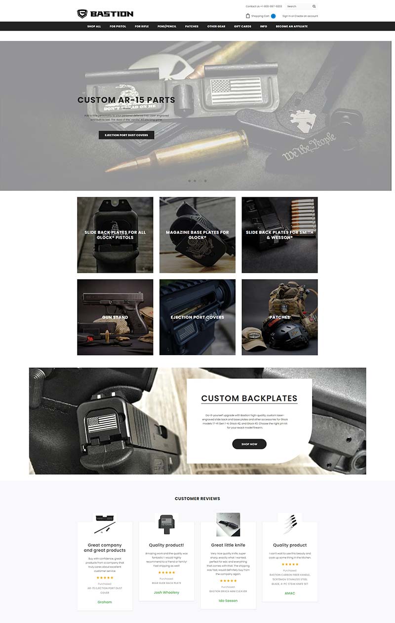 Bastion 美国EDC战术装备购物网站