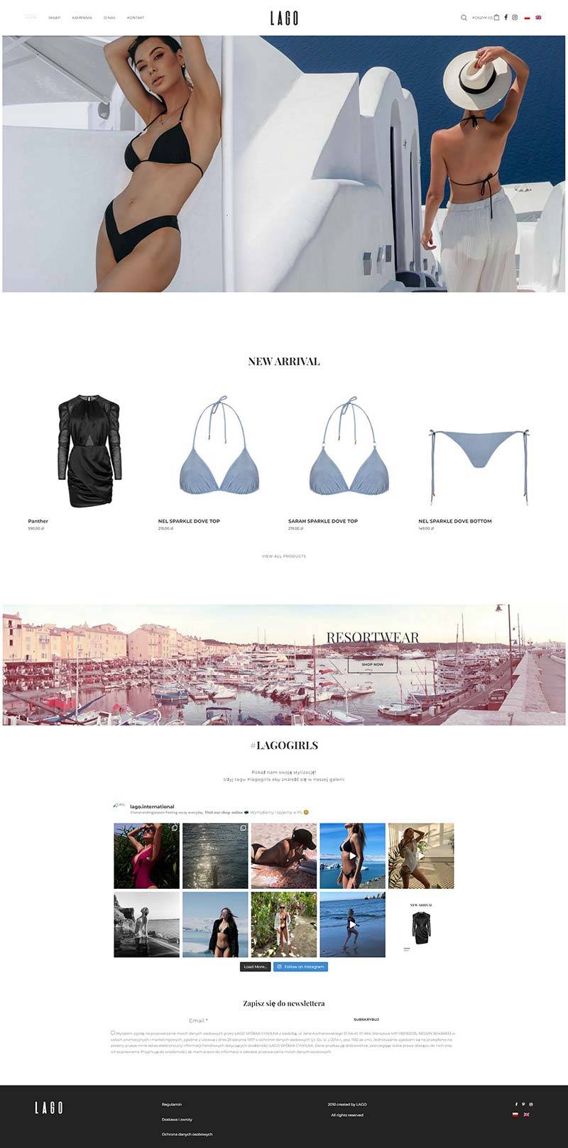 LAGO 波兰沙滩泳衣品牌购物网站