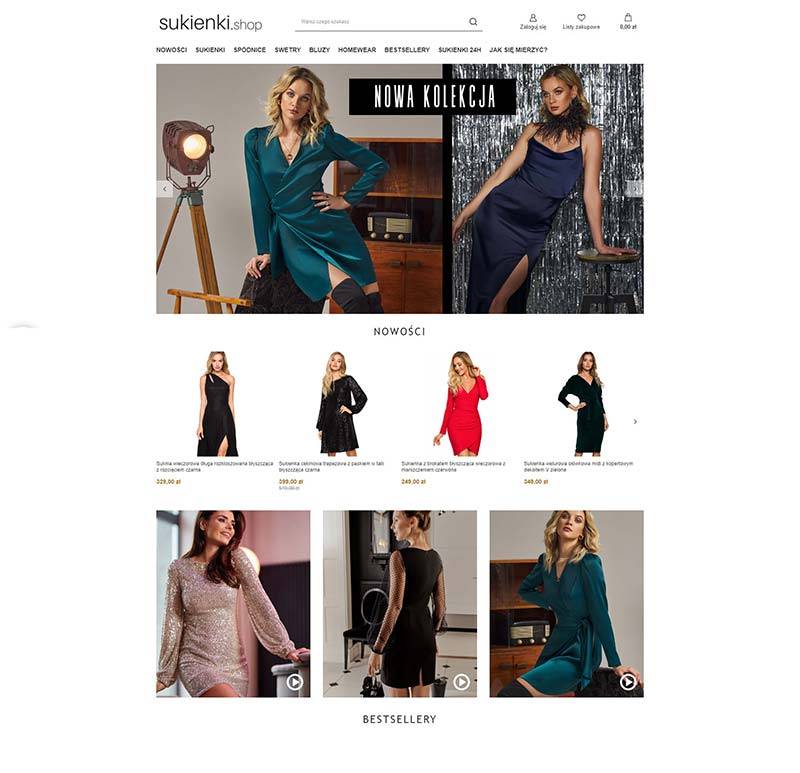 Sukienki.shop 波兰女士连衣裙品牌购物网站