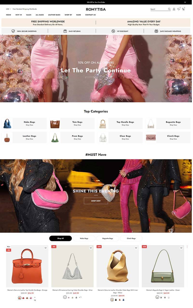 ROMYTISA 中国设计师手袋包包购物网站
