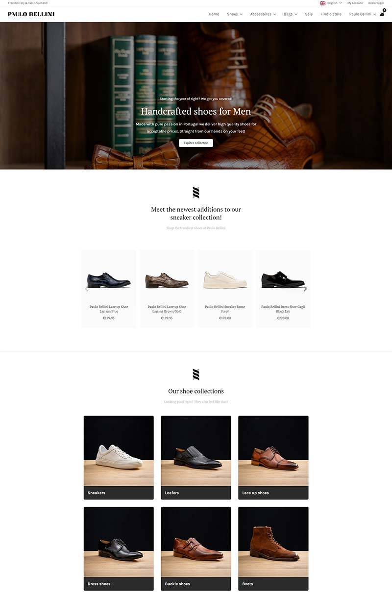 Paulo Bellini 荷兰男鞋品牌在线购物网站