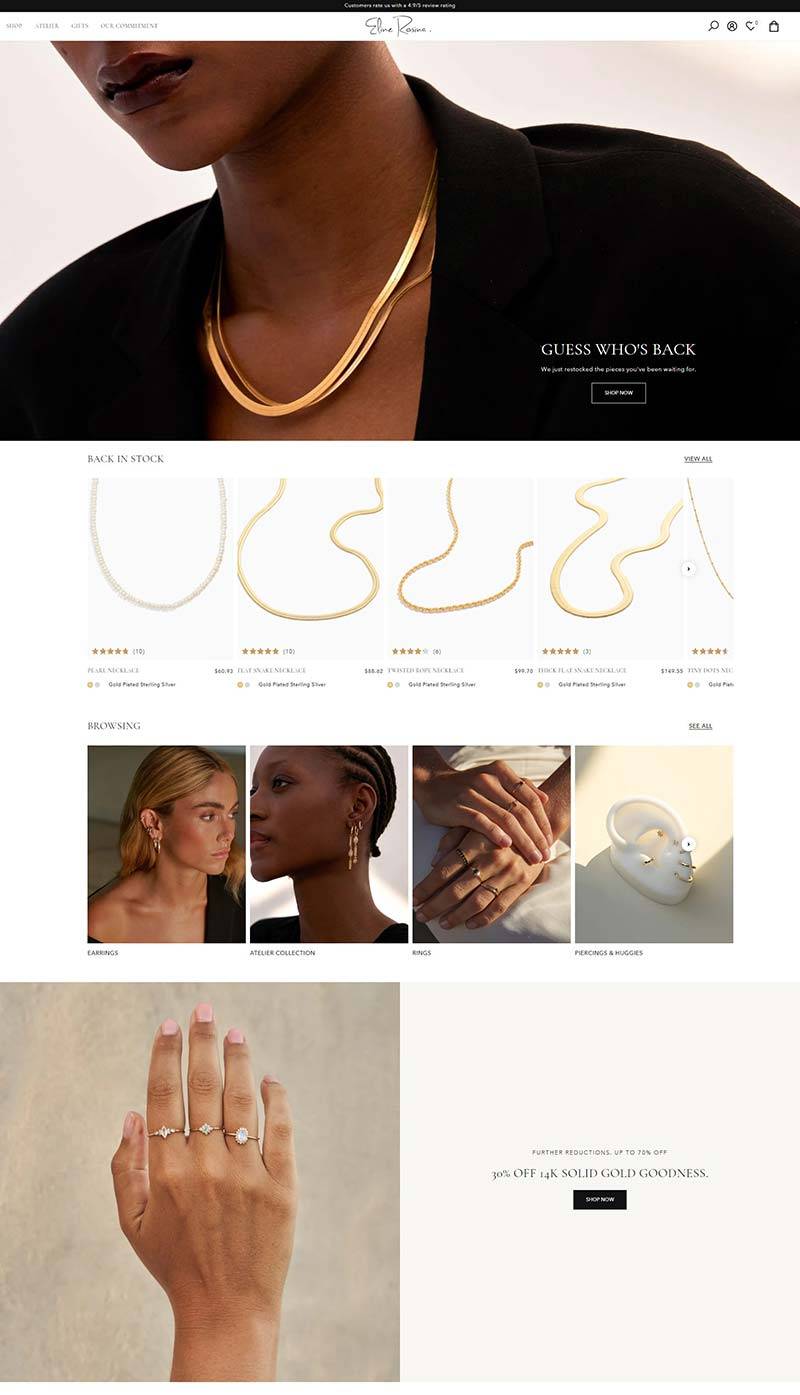 ELINE ROSINA 荷兰高级珠宝品牌购物网站