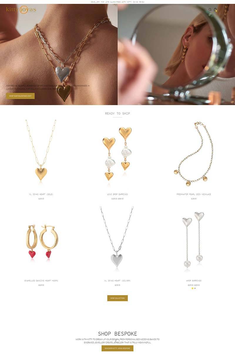 Kitty Joyas 英国工匠珠宝饰品购物网站